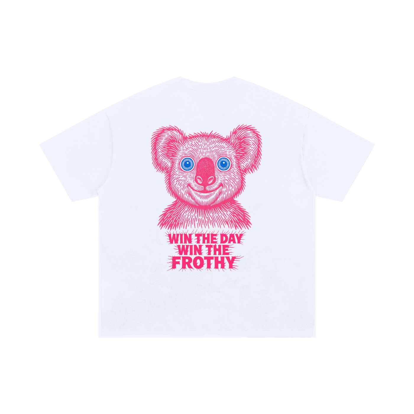Oversized Pink Koala Tee