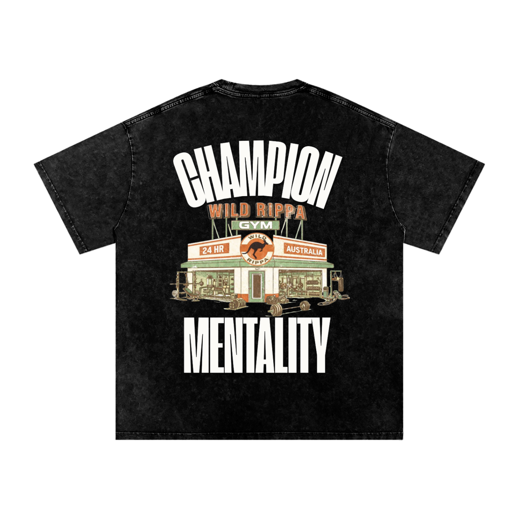 Washed Oversized Champion Mentality Tee