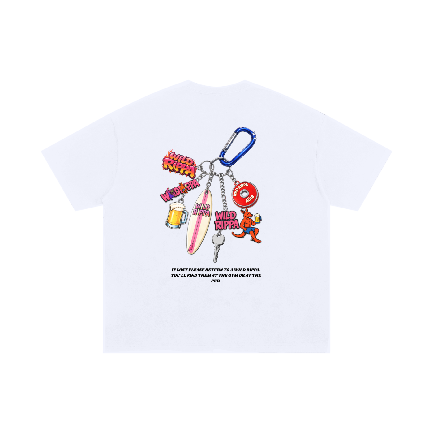 Oversized Wild Rippa Keyset Tee
